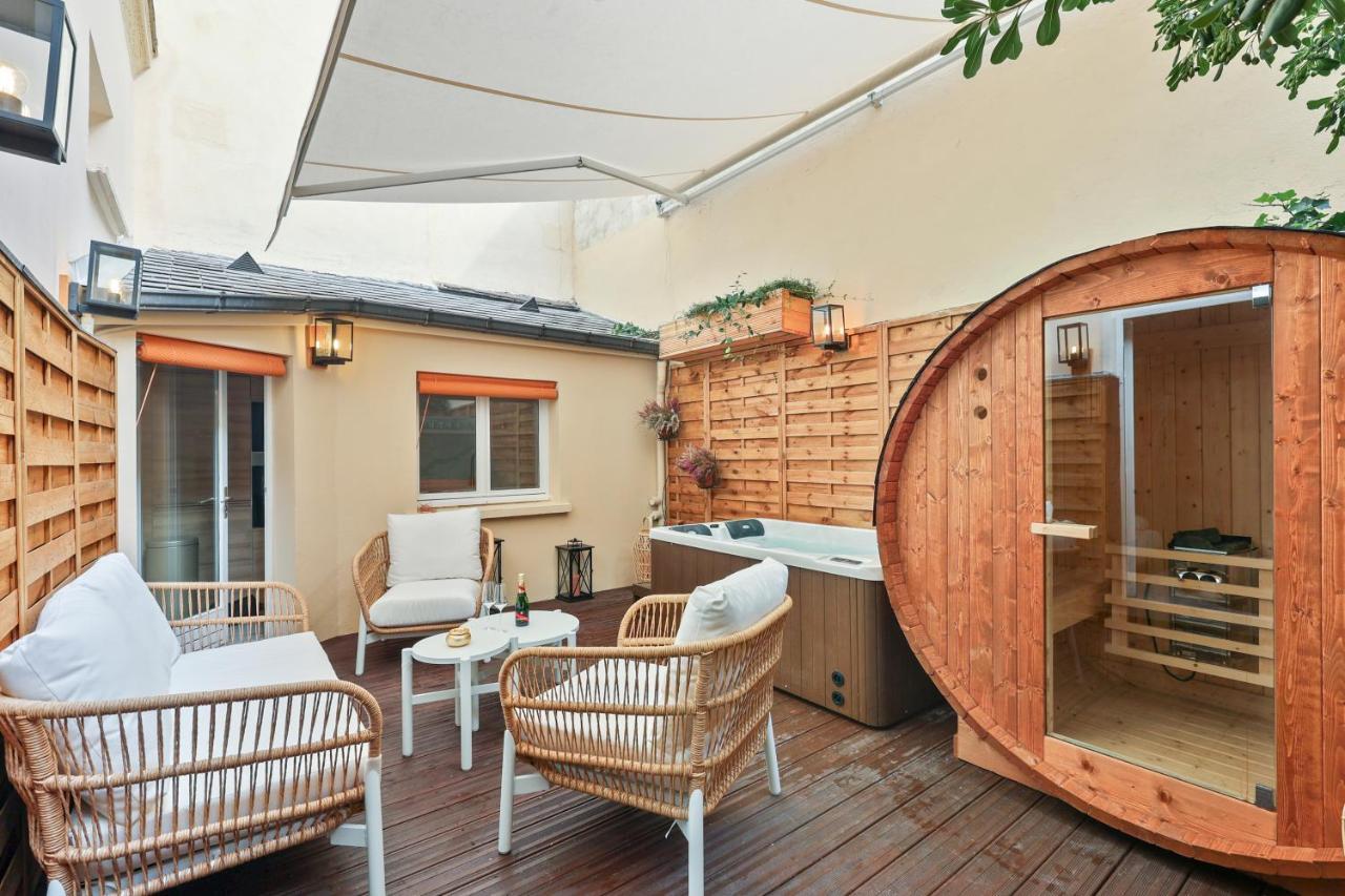 Suite Luxueuse Avec Jardin Prive Sauna Et Jacuzzi Paryż Zewnętrze zdjęcie
